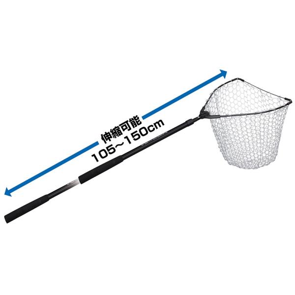 プロックス　PX442RALSL ワンハンドフリップネット(ラバーネット) アジャスターロングセミラ...