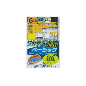 がまかつ　W247 ワカサギ連鎖 ベーシック 6本仕掛 狐タイプ 2.5-0.3｜yfto2