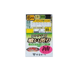 がまかつ　W254 ワカサギ王仕掛 喰い渋り 6本仕掛 袖タイプ 1.5-0.3 NSC｜yfto2