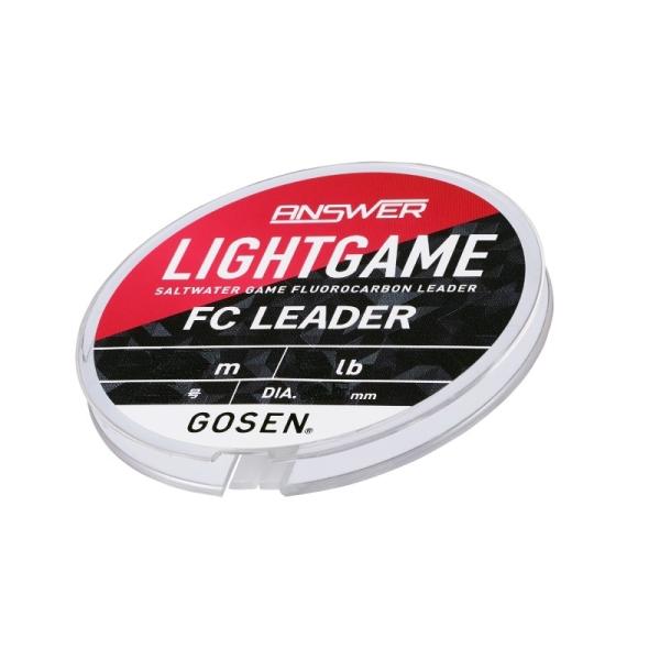 ゴーセン　GLAFN0315 アンサー ライトゲーム FCリーダー 30m 1.5号 ナチュラル