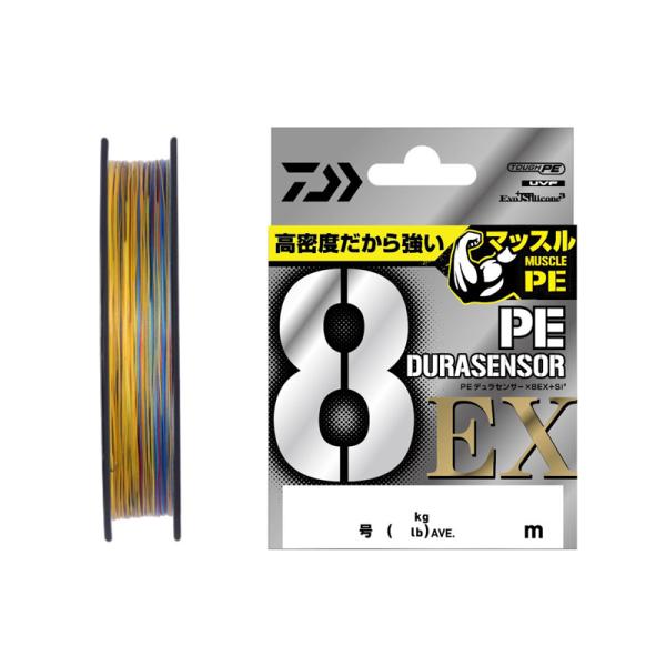 ダイワ　UVF PEデュラセンサーX8EX+Si3 5C マルチカラー 0.6号-200m