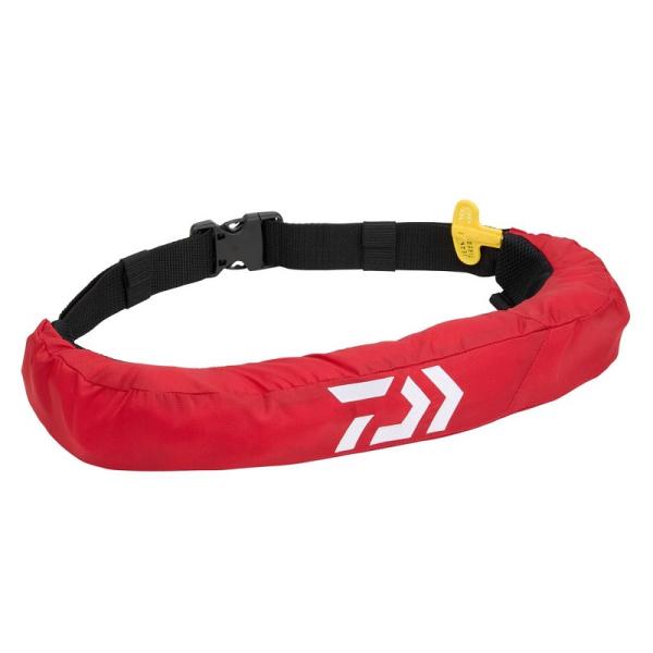 ダイワ　DF-2724 インフレータブルライフジャケット (ウエストタイプ自動・手動膨脹式) レッド...