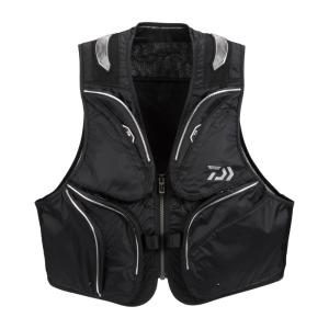 ダイワ　DV-3025 ショートフィッシングベスト ブラック 2XL｜yfto2