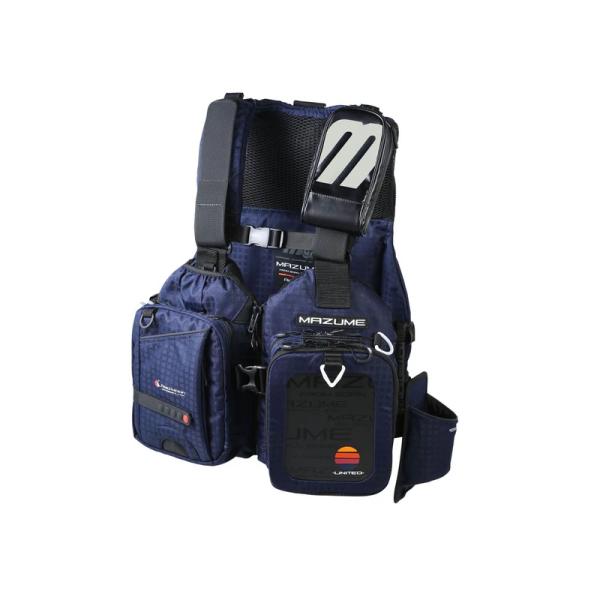 オレンジブルー　MZLJ-827 mazume レッドムーンライフジャケットIX ネイビー F