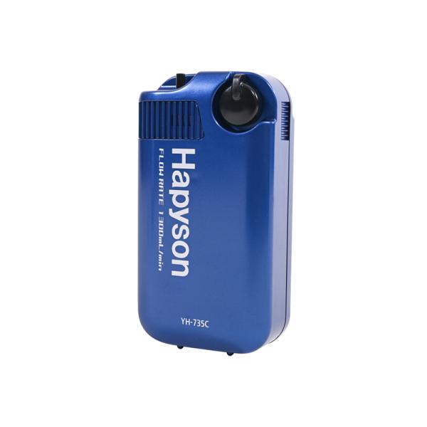 ハピソン　YH-735C-B 乾電池式 エアーポンプ メタリックブルー