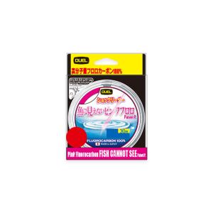 デュエル　H4375-SP 魚に見えないピンクフロロショックリーダー 30m 10Lbs SP｜yfto2