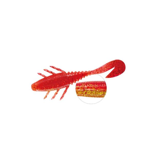 マグバイト　MBW16 プルグラブ 3.8インチ 01 アカキン