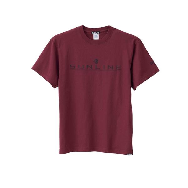 サンライン　SUW-15401T コットンTシャツ ワインレッド L