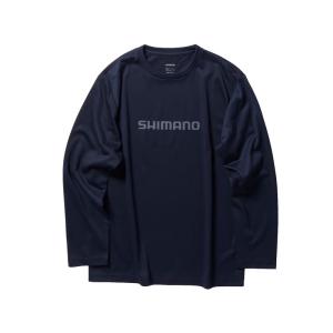シマノ　SH-022W ドライロゴTシャツ ロングスリーブ L ピュアネイビー｜釣具のFTO ヤフー店