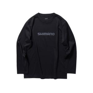 シマノ　SH-022W ドライロゴTシャツ ロングスリーブ L ブラック｜釣具のFTO ヤフー店
