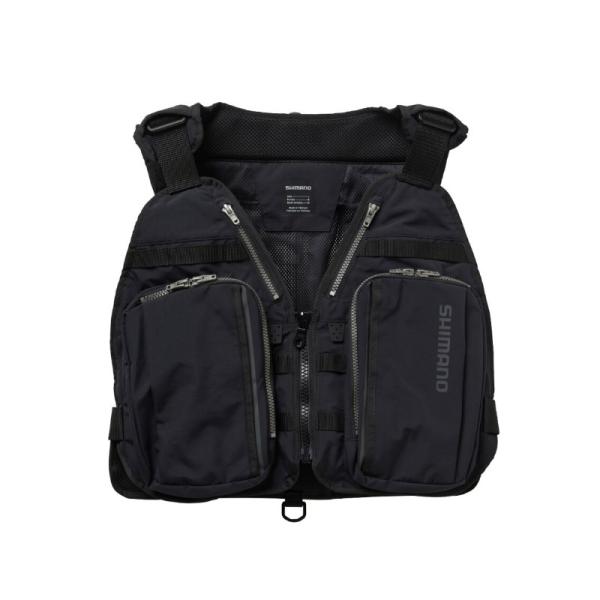 シマノ　VE-041X 鮎ゲーム ベスト XL ブラック　鮎ライトスタイル アユイング 鮎ゲーム リ...