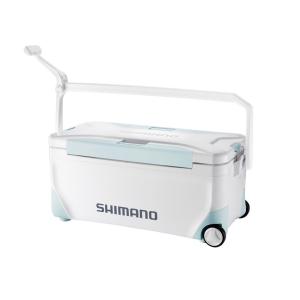 シマノ　NS-E35Y スペーザ ライト 35L キャスター Ｗインショアブルー