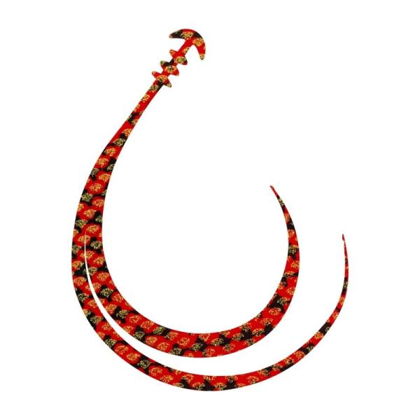 シマノ　ED-R07Y シングルカーリー L 008 レッドゼブラ