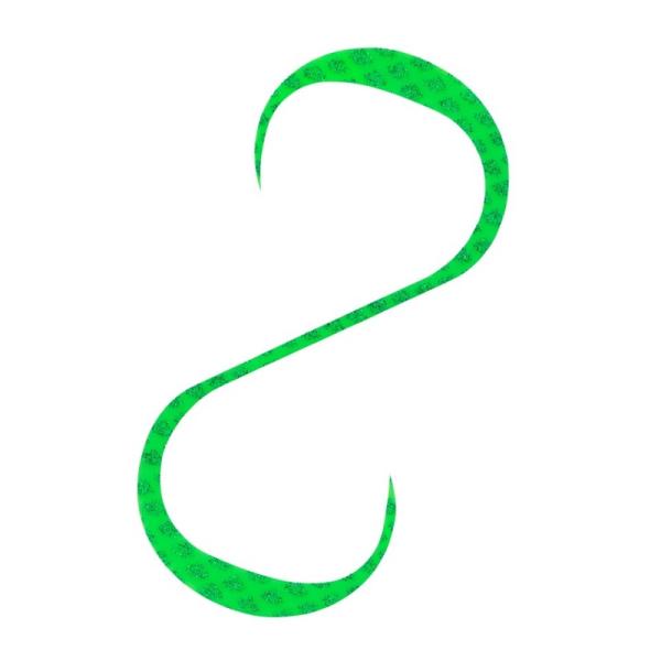 シマノ　ED-R08Y バタバタカーリー 003 グリーンラメ