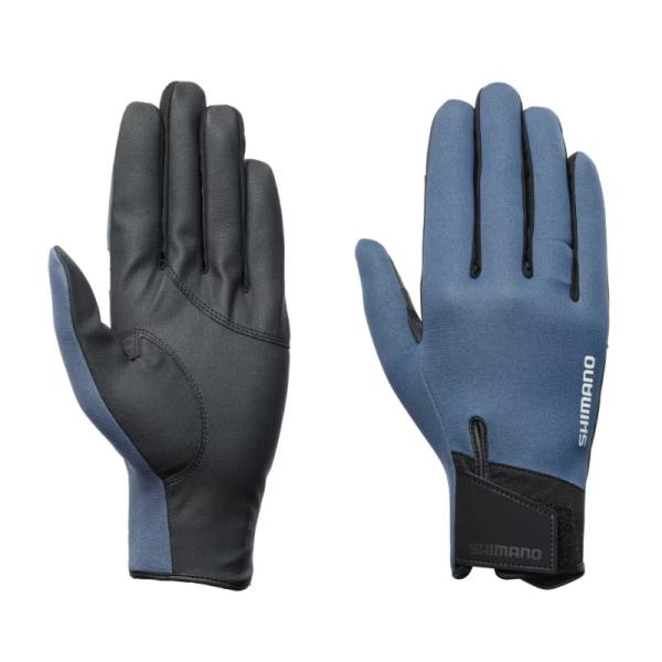 シマノ　GL-053Y 03 タイタニューム・アルファ グローブ フルカバー XL ブルーグレー【釣...