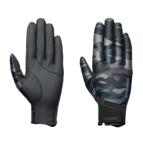 シマノ　GL-053Y 03 タイタニューム・アルファ グローブ フルカバー M BLKマルチカモ【...