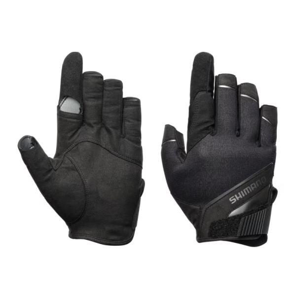 シマノ　GL-057Y 05 タイタニューム・アルファ キャスティンググローブ XL ブラック【釣り...
