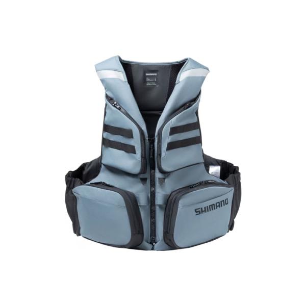 シマノ　VF-142Z フローティングベスト XL ブルーグレー