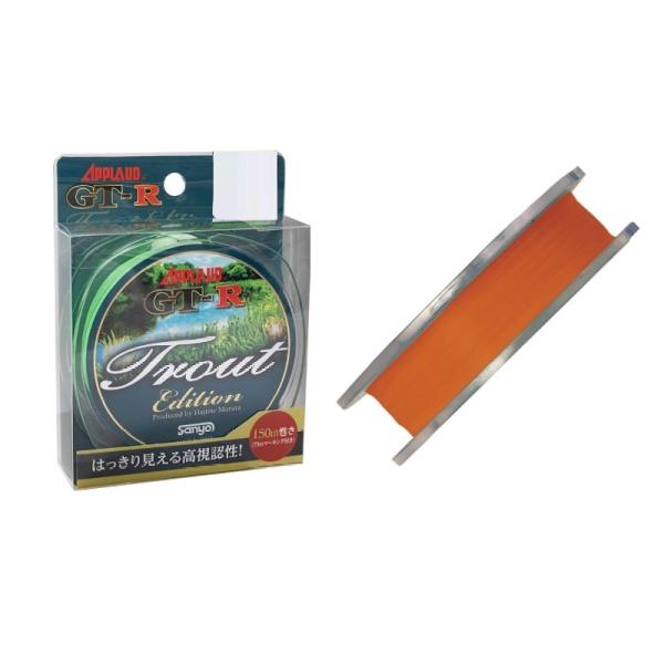 アップロード　APPLAUD GT-R トラウト エディション 150m 4LB スーパーオレンジ