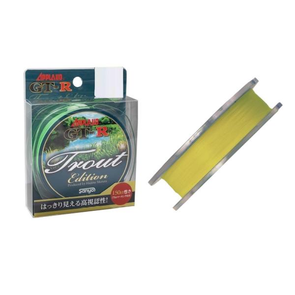 アップロード　APPLAUD GT-R トラウト エディション 150m 4LB スーパーイエロー