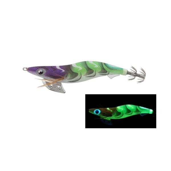 ヤマシタ　エギ王 Kネオンブライト 2.5 マッディキング ラメ布 ネオブラグリーン