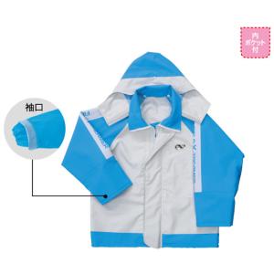 阪神素地 RA-51 レインジャケット ツートンカラー LL ブルー
