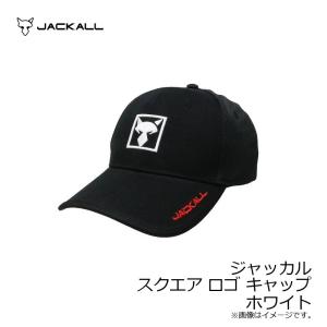 ジャッカル　ジャッカル スクエアロゴキャップ ホワイト　/釣り帽子