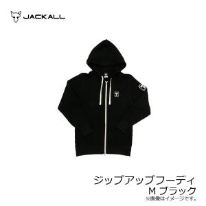 ジャッカル　ジップアップフーディ M ブラック　/ 釣りウエア