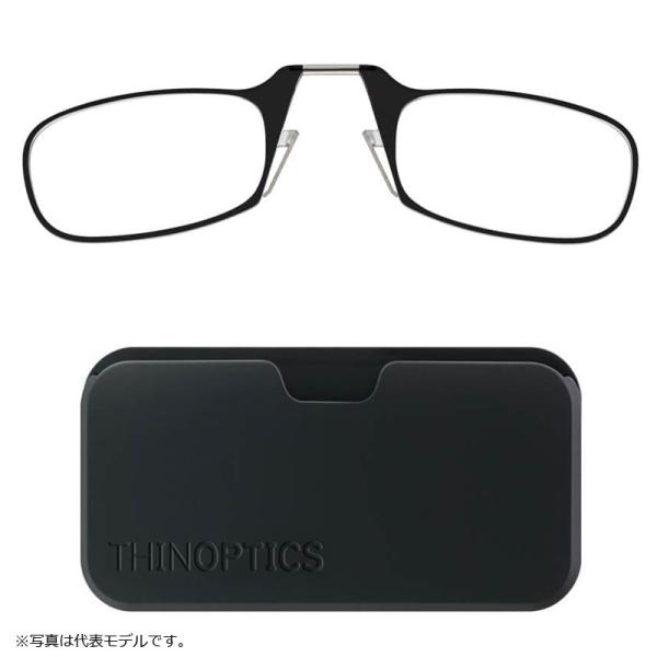 シンオプティクス　ThinOptics ポッド 1.4倍 ブラック / 老眼鏡 拡大鏡 ルーペ 携帯...