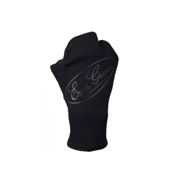 エバーグリーン　EGウィンターグローブ(フィンガーレス) LL #ブラック/ブラックロゴ