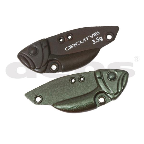 DEPS　サーキットバイブ トラウトモデル 3.5g #04 Mチョコ/グリーンブラウン