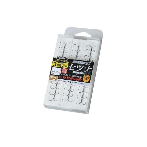 がまかつ　A166 VP T1 セツナ 3本錨 7-1.2 (ナノスムースコート)　7号