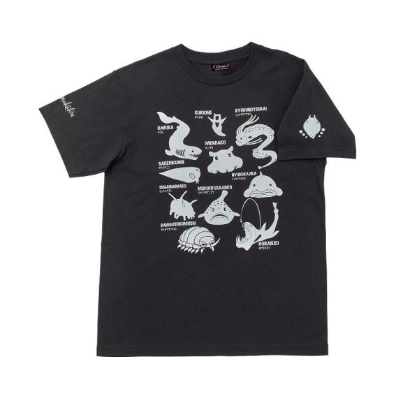 がまかつ　GM3678 Tシャツ(深海生物) L スモークブラック