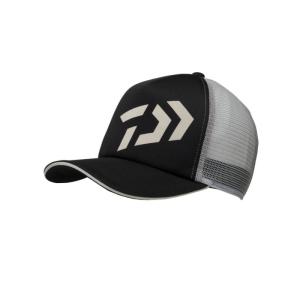ダイワ　DC-6221 ベーシックメッシュキャップ ブラック×ライトグレー