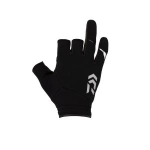 ダイワ DG-6221W 防寒ライトグリップグローブ 3本カット ブラック L