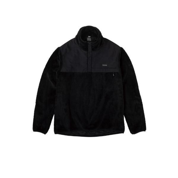 ダイワ　DE-3321 エアリーフリースプルオーバー ブラック WL【在庫限り特価】【秋冬物衣料大処...