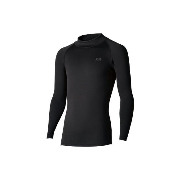 ダイワ　DU-3621S ダンロテック ミドルネックアンダーシャツ ブラック L　【在庫限り特価】【...