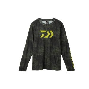 ダイワ　DE-8622 ドライメッシュ ロングスリーブシャツ ブラックライムヘクス 2XL
