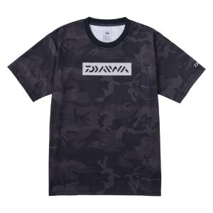 ダイワ　DE-8324 クリーンオーシャンTシャツ ブラックカモ L｜釣具のFTO