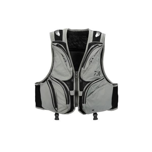ダイワ　DV-3025F フロートショートフィッシングベスト グレー XL