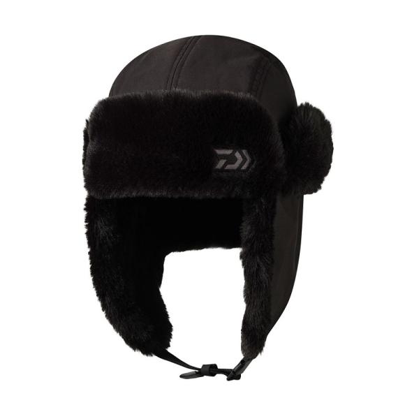 ダイワ　DC-4225W パイロットキャップ ブラック フリー【釣り　防寒キャップ　防寒帽子】