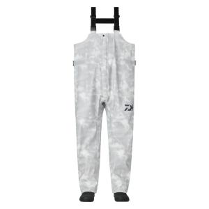 L ダイコー フィッシングスーツ Daikoh サロペットパンツ レインスーツ ダイワ PUオーシャンレインサロペット ホワイトヘイズカモ DR-6226P