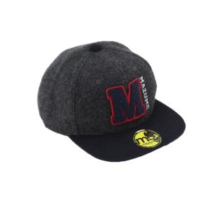 オレンジブルー MZCP-570 mazume フラットキャップF チャコール