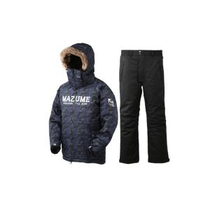 オレンジブルー MZFW-635 mazume コンタクトオールウェザースーツ L マズメブラックカモ