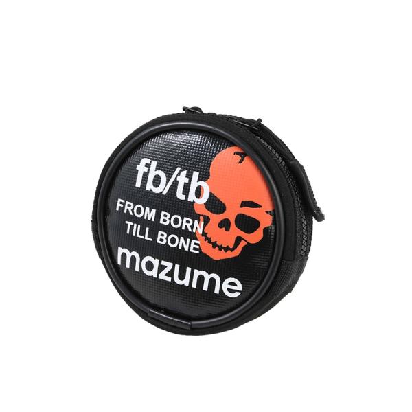 オレンジブルー　MZAS-784 mazume リーダーポーチ Skull