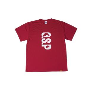 OSP　O.S.PプリントTシャツ レッド XL