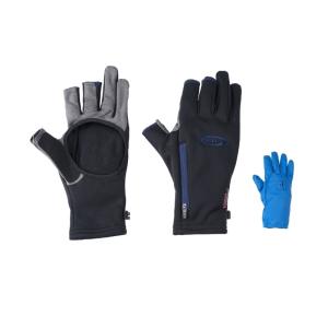 OSP O.S.Pパームレスミドルグローブ S ブラック・ネイビー