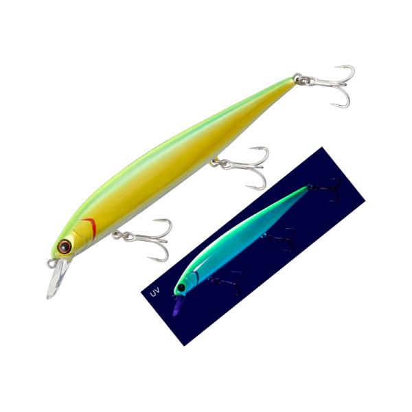 メジャークラフト　SBK-125 スイッチバック125 #005 ゴールドライム チャート(ケイムラ...