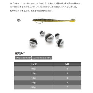 一誠 楽ワリ スプリットショットシンカー 2.8gの詳細画像1