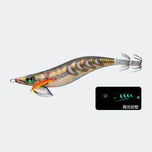デュエル アオリーQ サーチ ダブルグロー 3.0号 ゴールドリアルアジ / エギ 餌木 エギング YO-ZURI